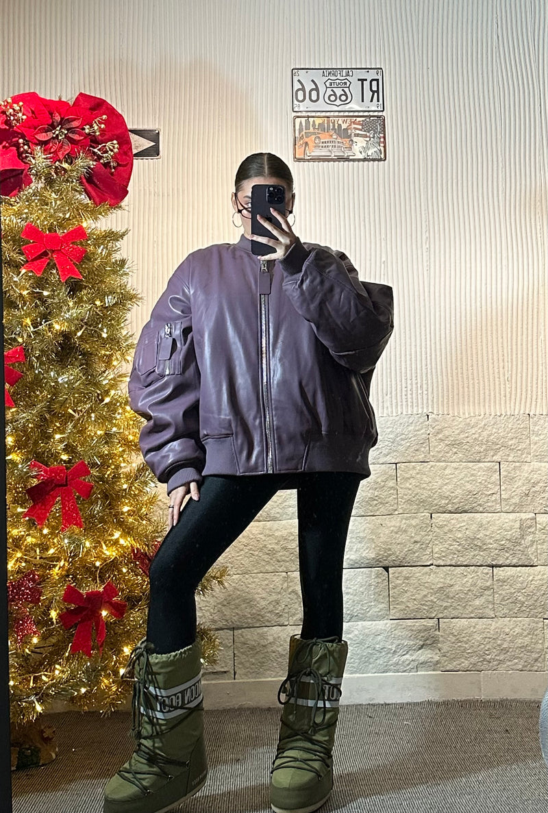 BOMBER LUMINA PURPLE